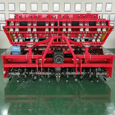 Agriculture Walk Tractor Garlic Planting Seeder Machine Precision Garlic Planter