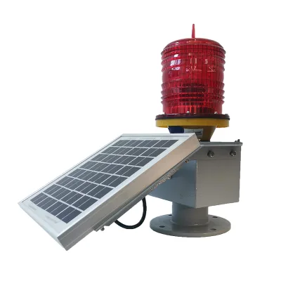 Higher Than 45 m Structures Led Aviation Obstruction Light Medium Intensity with 12V/7Ah Maintenance-free Battery