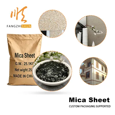 Wholesale Natural Mica Flakes Decorative Mica Stone Chips for Epoxy Floor Wall Coating Concrete Decor Pearl Mica Powder