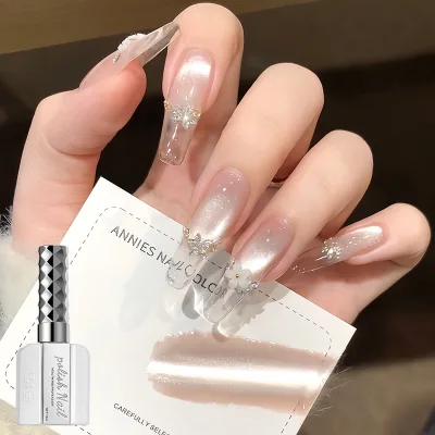 OEM 16ml Glitter Crystal Silver Cat Eye UV Gel Star Light Cat Eye Gel