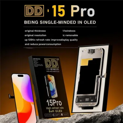 DD SOFT OLED Screen LCD Display for iPhone 12 13 14 15 16 16E 17 Mini Plus Pro Max Touch Screen Digitizer Assembly Replacement