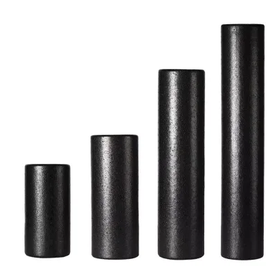 Custom High Density Round Solid 90cm Black EPP Yoga Foam Roller for Physical Therapy Exercise