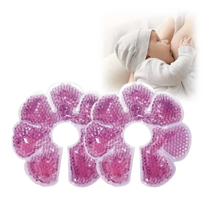 Breast Therapy Pads for Breastfeeding Reusable Hot & Cold Compress Nursing Pads Essentials for Nipple Pain Relief for Postpartum