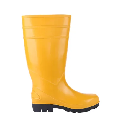 New Ladies Green PVC Rainboots Quality Wellington Boots Anti-Slippery Long Gumboots Cotton Mesh Rubber EVA Outdoor Fishing