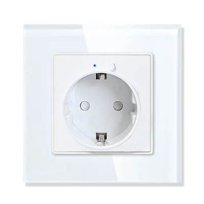 86 Europe Standard Tuya Smart Wall Socket 3500W Voice Smart Wifi USB Socket