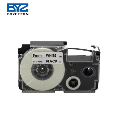 EZ Label Cassettes Xr-9we 9mm Label Tape Black on White Xr-9we for EZ c-asio Label Tape