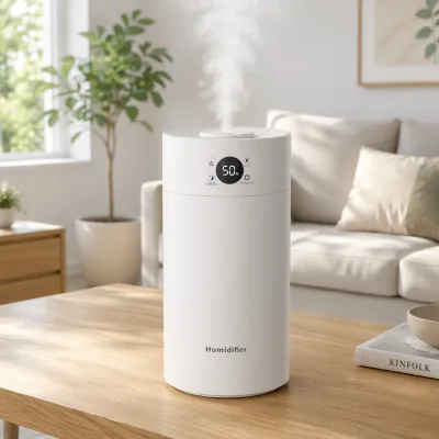 Japanese Design Easy Clean Cool Mist Top Filling 5 Liters Ultrasonic Humidifier Household Commercial Hotel Use Remote