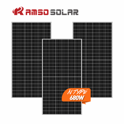 China Manufacturer Panel  Solar Kit 690W Solar Panel 750 Watt Sunpower Panel