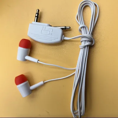 Cheap Price Disposable 3.5Mm Airline Headset Earphones Wired in Ear Aviation Music Stereo ANC Type-C Charging in Bulk