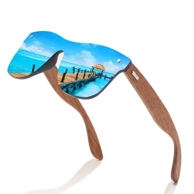 Fashion Bamboo Sunglasses Custom Sunglasses Logo Premium Polarized Wood Sunglasses