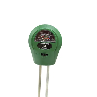 3 in 1 Soil Tester Meter PH Temperature Moisture Light Ground Humidity 0-80% RH Battery-Free Multi-Function Tester
