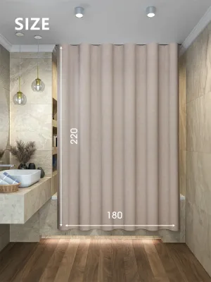 Eco Friend Fabric Ceiling Curtain for the Bathroom Waterproof Shower Curtain New Updated Polyester Shower Curtain