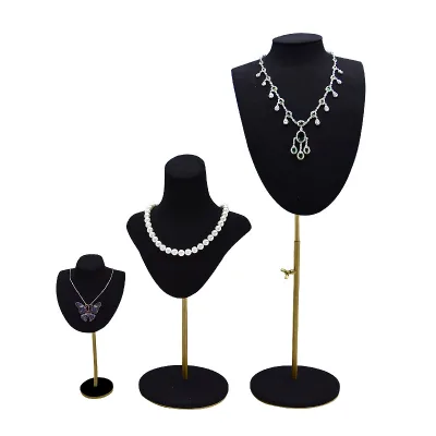 Wholesale Hot Selling Jewelry Rack Necklace Display Frame Neck Model Jewelry Counter Props