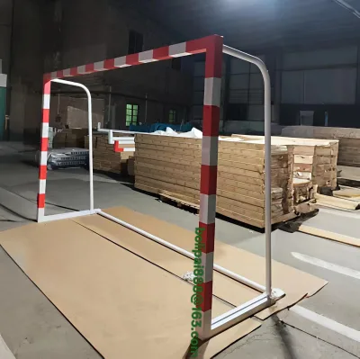 Professional Competition Grade 3mX2m Aluminum Handball Goal, Sturdy Training Goal with Net, Easy Installation for Outdoor Use