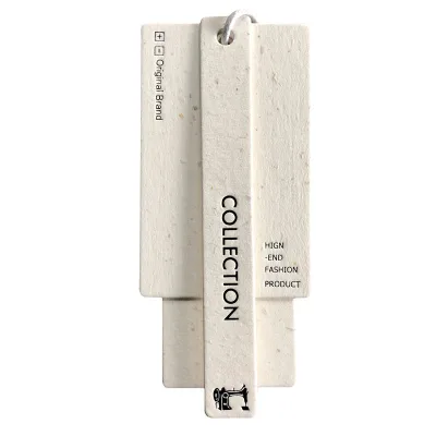 Custom Design Printing Name Special Swing Paper Product hang Tags for Clothing Garment