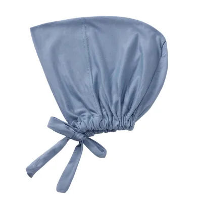 Women's Cotton Jersey Fabric Stretchable Drawstring Adjustable Headscarf with Versatile Design for All Seasons-Asia Ethnic Style