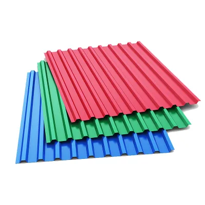 900 Model Galvanized 0.5MM Thickness Anti-Corrosion Corrugated Exterior Wall Roof Tiles Color-Coated Steel Plate Apartments