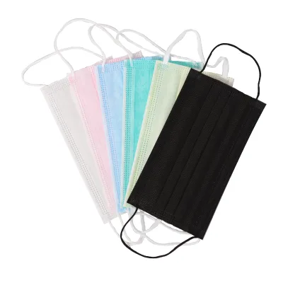 Disposable Face Mask for Children Adult 3 Ply Safe Mask Customization Blue White