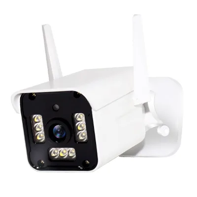 Outdoor Dual Light Source Full Color 1080p Indoor and Outdoor Bullet Camera HD Night Vision Wireless Surveillance Camera