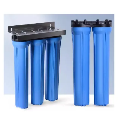 3-stage 20-inch Reverse Osmosis Water Filter System Outdoor Use Manual Operation Large Blue Housing Customization Supported