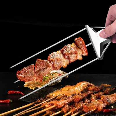 Household Silicone Wholesale Carrying Case Kitchen Stainless Steel Accessories Grill Set BBQ Tools