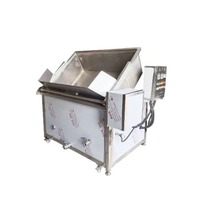 Commercial Batch Fryer Machinery for Sweet Potato French Fries Banana Chips-New Automatic Commercial Vegetables Fruits Nuts