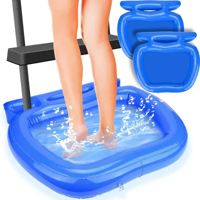 Inflatable Pool Foot Bath Basin, Portable Foot Bath Basin, Foot Soaking Bath Basin for Pool Entry Ladder