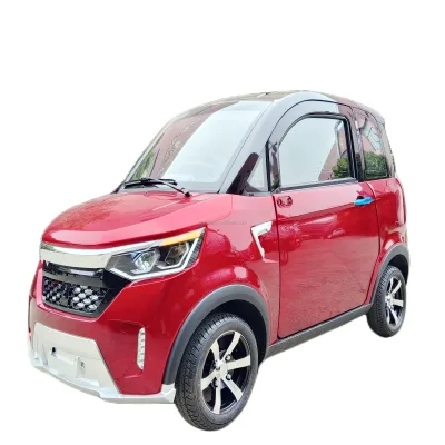 Powerful 2kw Motor Electric 4-Wheel Closed Passenger Electric Cars Made in China.