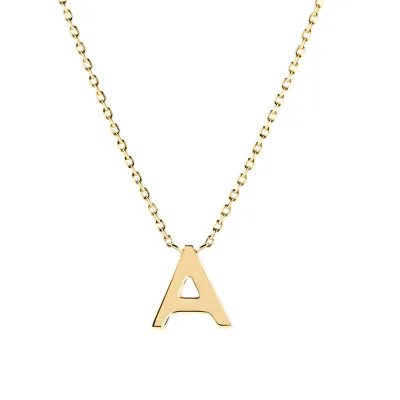 Gemnel Trendy 925 Silver 18K Gold Hot Selling Customizable Competitive Price Letter Letter Necklace