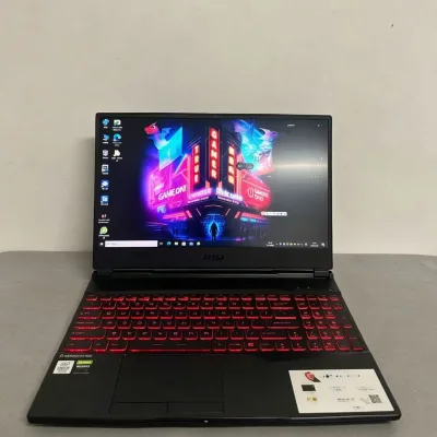 99% New for M-S-I GL65 Used Gaming Laptop I7 10gen 16G 512G SSD RTX2060 (6G) 15.6" 144Hz Windows 10 Notebook Office Computer
