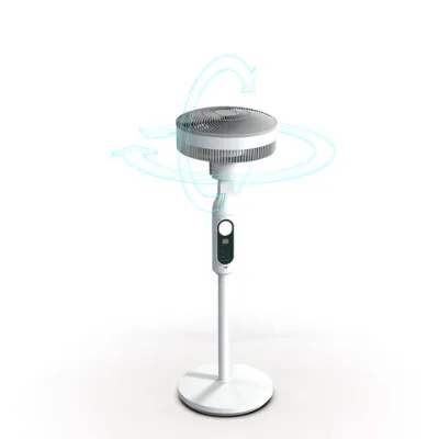 Solar Rechargeable Convenient fan floor standing folding type