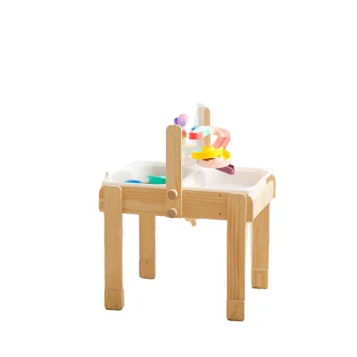 Feature-Enhanced Modern Outdoor Wooden Baby Furniture Sand Water Table for Play and Study Enhancing Learning Experience