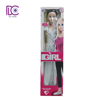 Hot Seller 42 Inch Wedding Gown Dress Girls Toys Fashion Realistic Baby Dolls