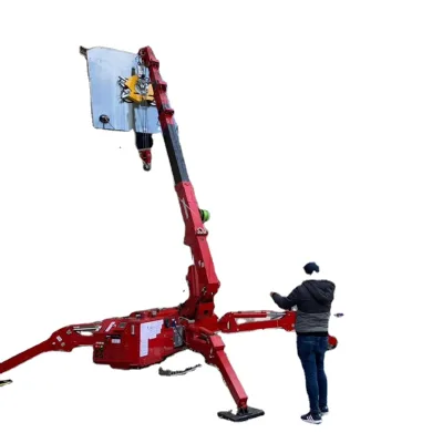 FAST SHIPPING HNTIWIN FACTORY 3T 5t Mini Narrow Space Crawler Spider Crane with Suction Cups