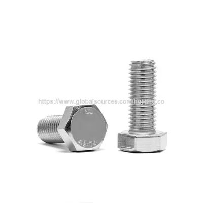 304 Stainless Steel External Hex Head Full Thread Bolt