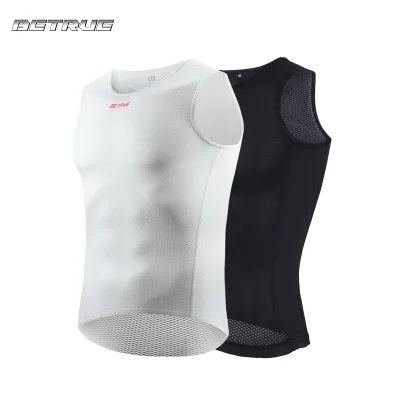 Women's Seamless Mesh Biker Vest and Men's Cycling Base Layer Cycling Jerseys