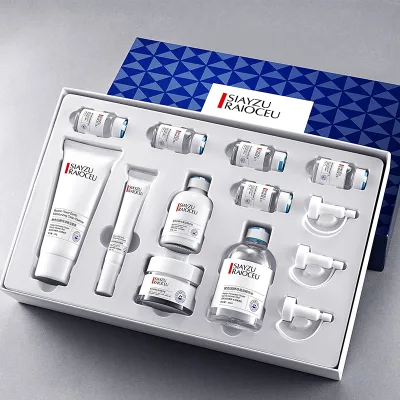 Private Label Bossin Yeast Centella Cosmetics Anti Aging Hyaluronic Acid Moisturizing Retinol Serum Collagen Skin Care Set