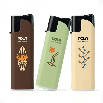 Wholesale Jet Torch Lighter INMETRO Approved Butane Refillable Windproof Soft-touch Pocket Lighter for Brazil Retail