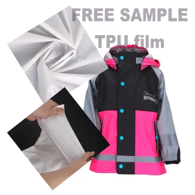 HUANLONG Factory Fabric TPU Protective Film Patch Waterproof Hot Melt Adhesive TPU Film for Clothes Jackets