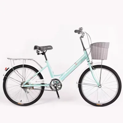 2025 Hot Sale 24 Inch 26 Inch High Carbon Steel City Bike Women Bike City Bicycle Fashion for Lady