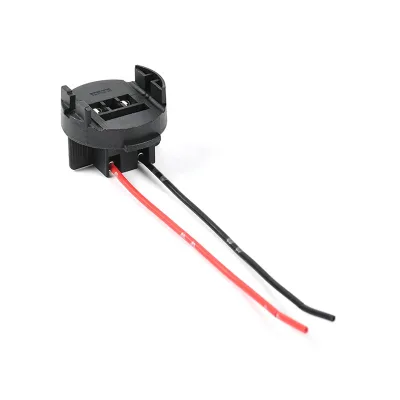 Car Special Bulb Terminal Connector Wiring Harness H7 Elbow Line Plug Socket