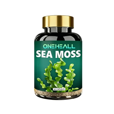 Manufacturer Natural Sea Moss Capsules Promote Thyroid Function Nutrient-Rich Sea Moss Capsules