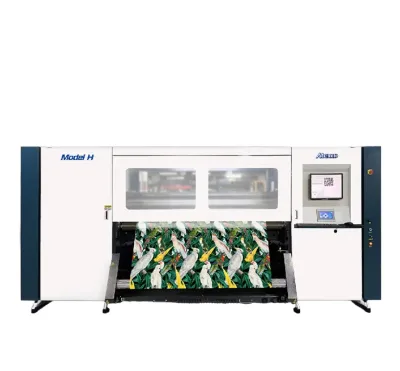 New Atexco High Speed Industrial Digital Textile Printer Model H Fully-Automatic Kyocera Printing Head Sublimation Ink 1800mm
