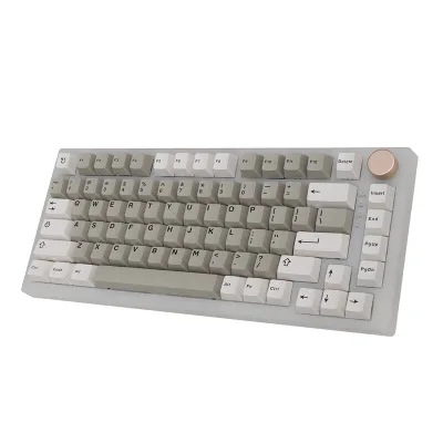 111 Keys/set Grey/White Keycaps ABS Double Shot Cherry Profile Keycap For Mechanical Keyboard