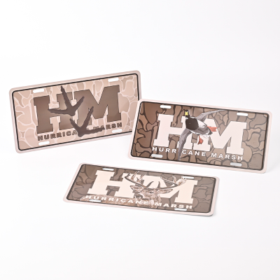 Custom Brand Name Number Plate United States Surrounds Perfomance Decor Embossed Car License Plate for Motorcycle Numberplate