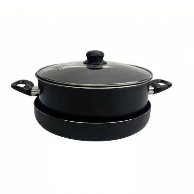 Professional Grade Classic Thick Lightweight Eco Friendly Maqluba Pot Non-Stick Coated Soup Pot Sets for Home Kitchen