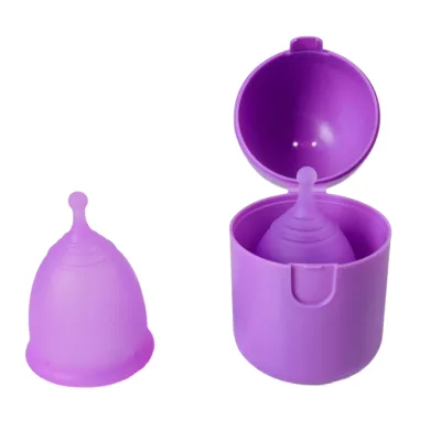 Wholesale Custom Logo Eco-Friendly Reusable Menstrual Disc Cup Sterilizer Portable PP Kit Disinfection Box Storage Case Model
