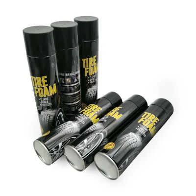 Hot Selling Car Cleaning Products Tyre Shine Tyre Shine Polish Tyre Foam Cleaner Spray