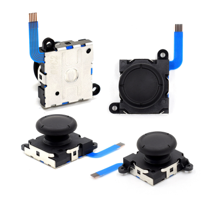 3D Joystick for Switch Controller 4th Generation Black Analog Thumb Stick for Switch Handle Accessories
