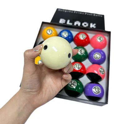 Xikuno High Quality 57.2mm Resin Tournament Pool Balls Complete Set 16pcs/Box Billiards Promotion Price